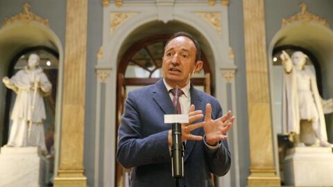 El vicepresidente primero del Senado, Pedro Sanz