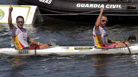 Bouz&aacute;n y Fiuza ganan el 80&ordm; Descenso del Sella