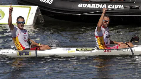 Bouzán y Fiuza ganan el 80º Descenso del Sella Bouzán y Fiuza ganan el 80º Descenso del Sella