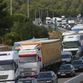 Las carreteras durante la operación salida