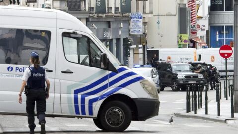 Polic&iacute;a belga