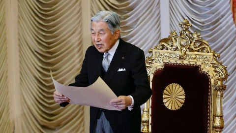 Akihito, el emperador de Jap&oacute;n