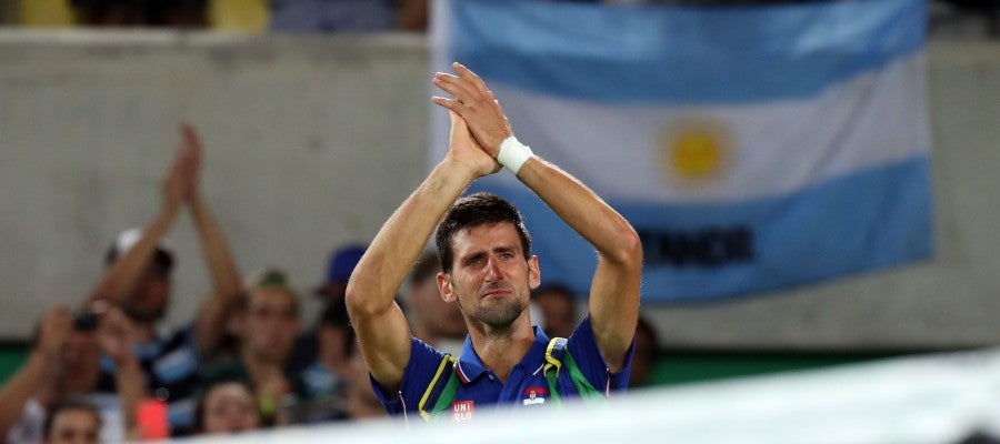 Djokovic, entre lágrimas tras caer eliminado Djokovic, entre lágrimas tras caer eliminado
