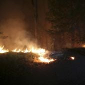 El fuego azota el sur de Galicia con incendios en Cotobade, Mondariz y Caldas