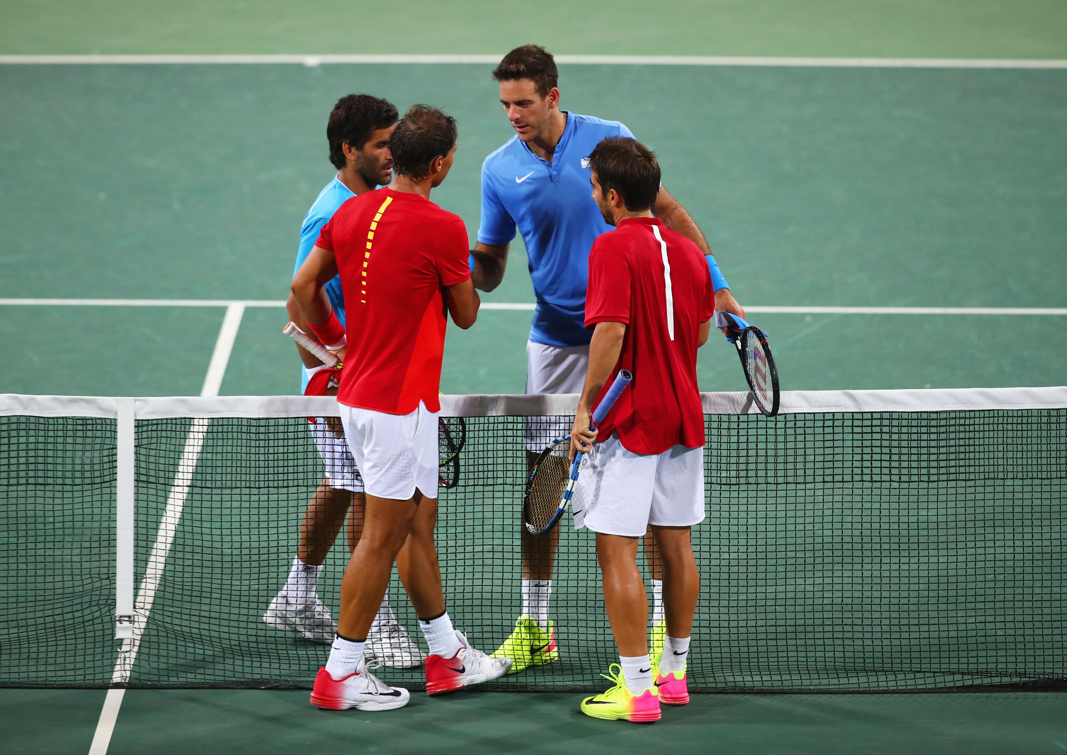 Nadal y Marc López pueden con la dupla Del Potro-González y ya están en cuartos de final Nadal y Marc López pueden con la dupla Del Potro-González y ya están en cuartos de final