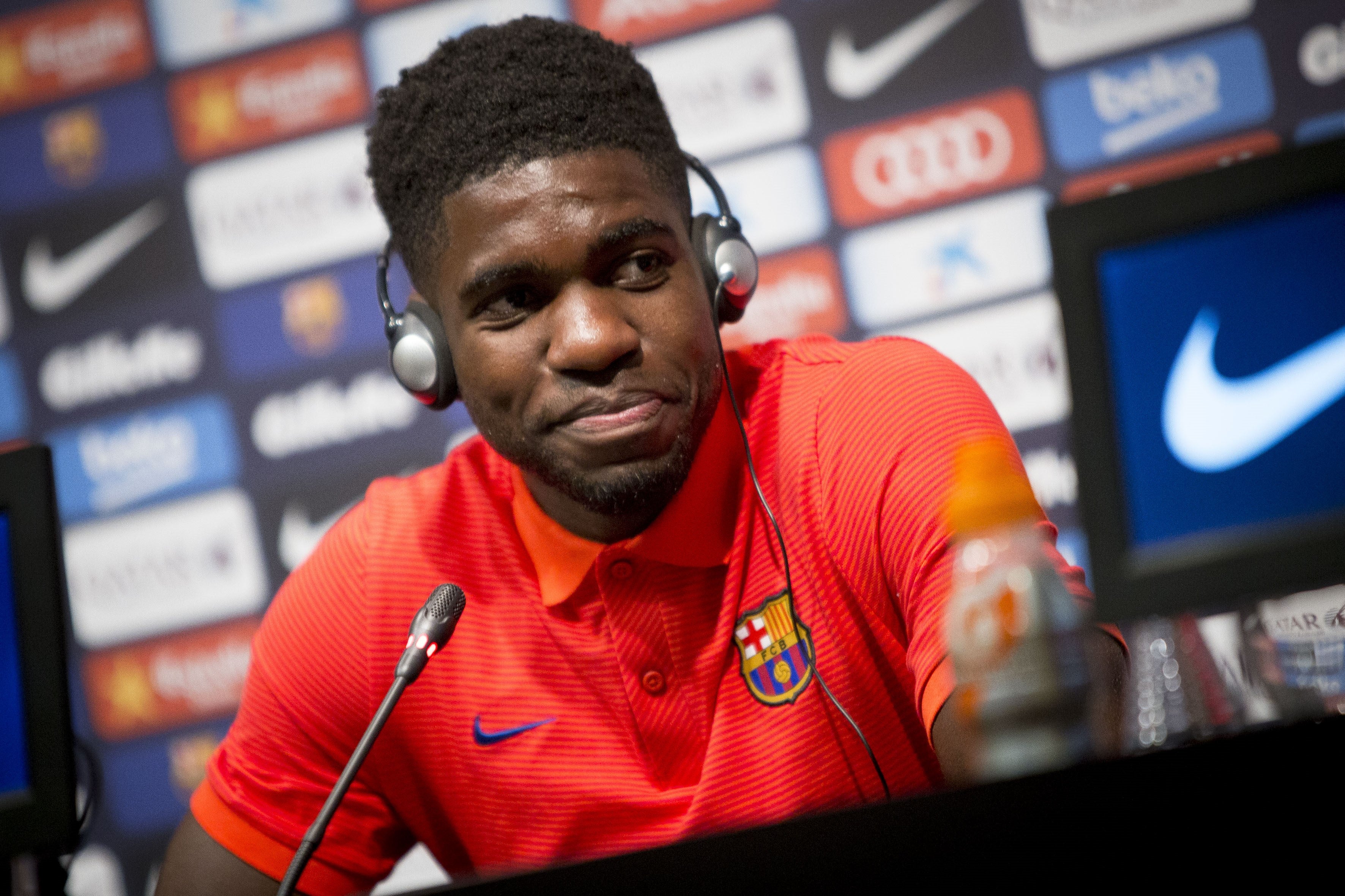 Umtiti estará tres semanas de baja tras sufrir una rotura muscular Umtiti estará tres semanas de baja tras sufrir una rotura muscular
