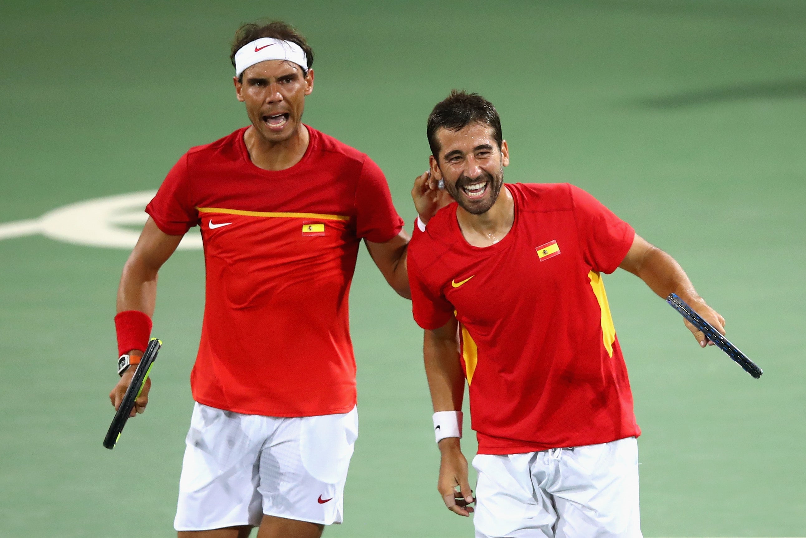 Nadal y Marc López, al borde de la medalla en dobles Nadal y Marc López, al borde de la medalla en dobles