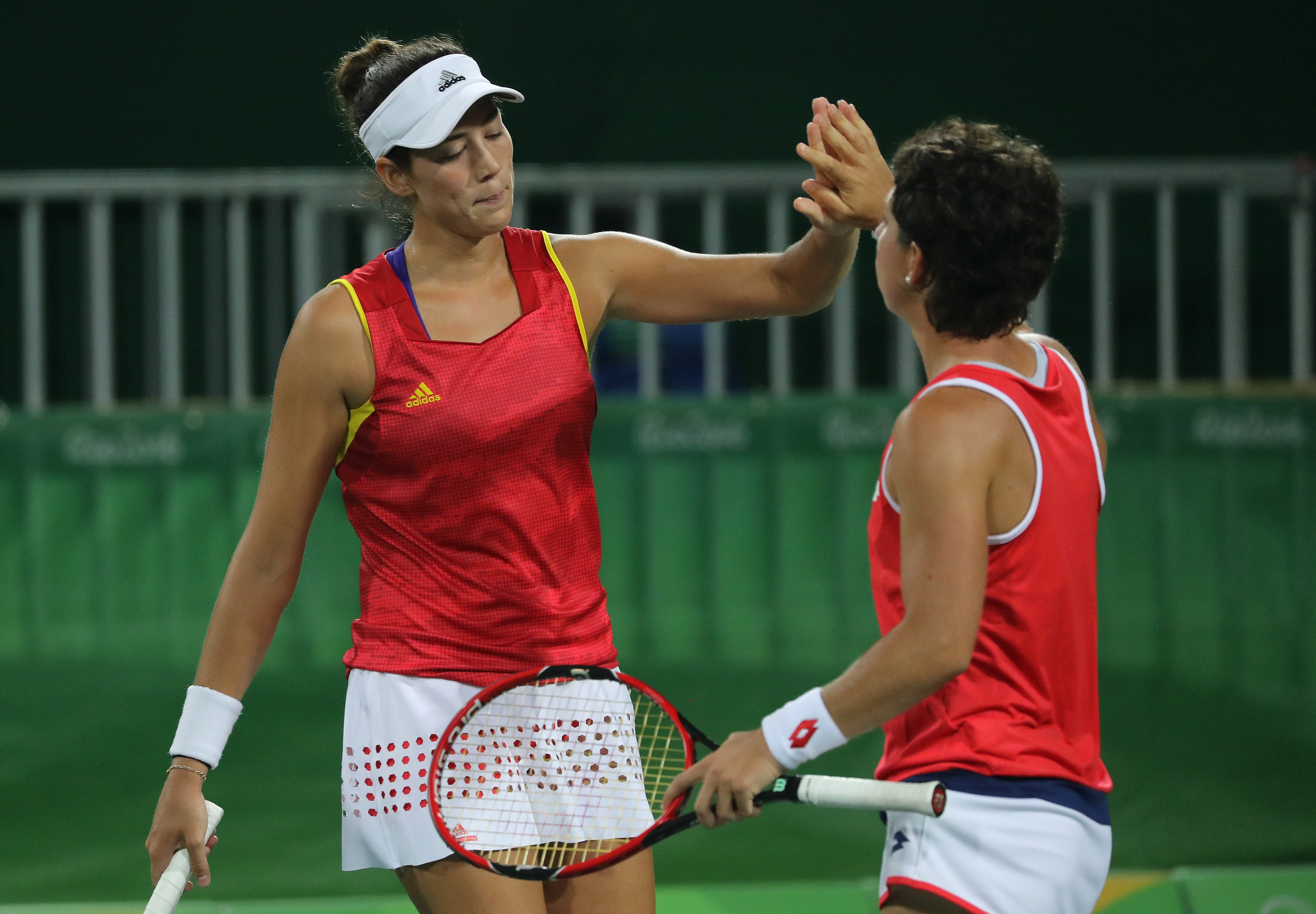 Muguruza y Carla Suárez, clasificadas para los cuartos de final en los dobles de Río Muguruza y Carla Suárez, clasificadas para los cuartos de final en los dobles de Río