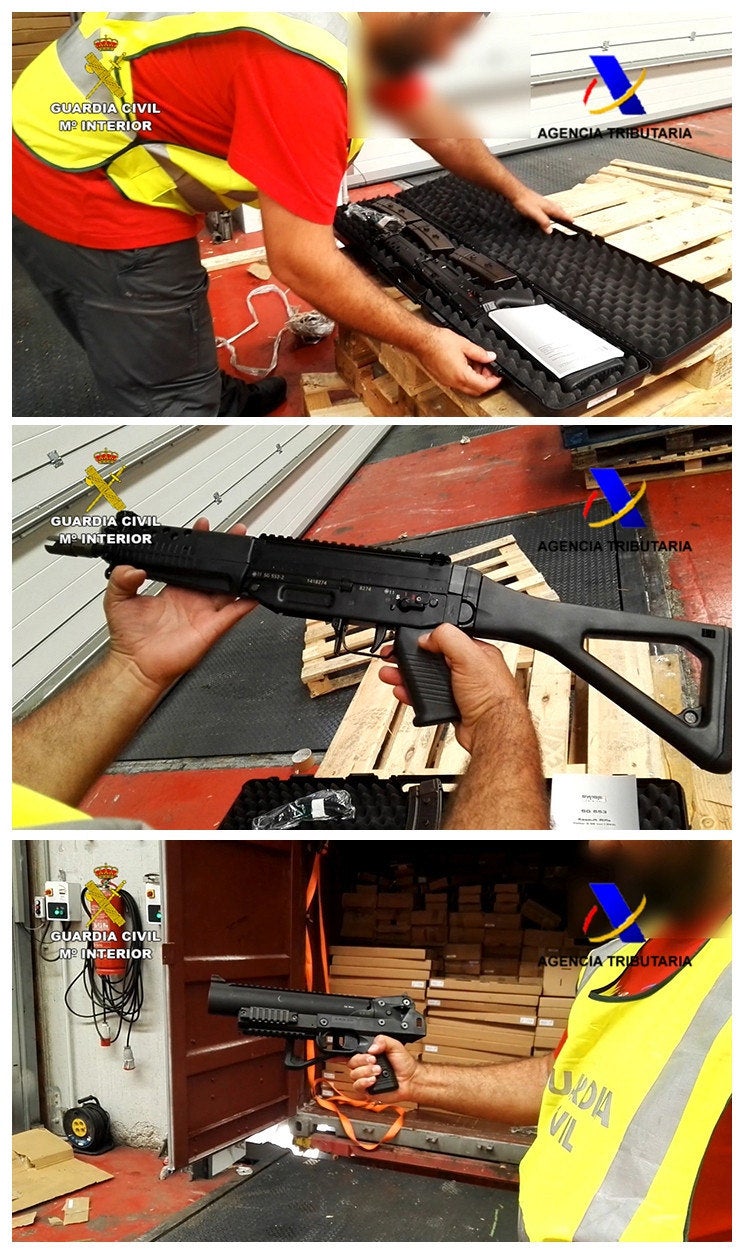 Interceptan en Algeciras un cargamento de más de 800 armas con destino a EEUU Interceptan en Algeciras un cargamento de más de 800 armas con destino a EEUU