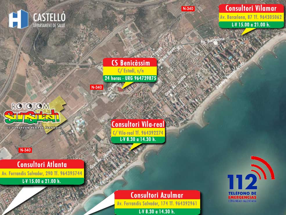 El Departament de Salut inicia un plan preventivo para el Rototom El Departament de Salut inicia un plan preventivo para el Rototom