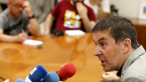 El candidato a lehendakari por EH Bildu, Arnaldo Otegi
