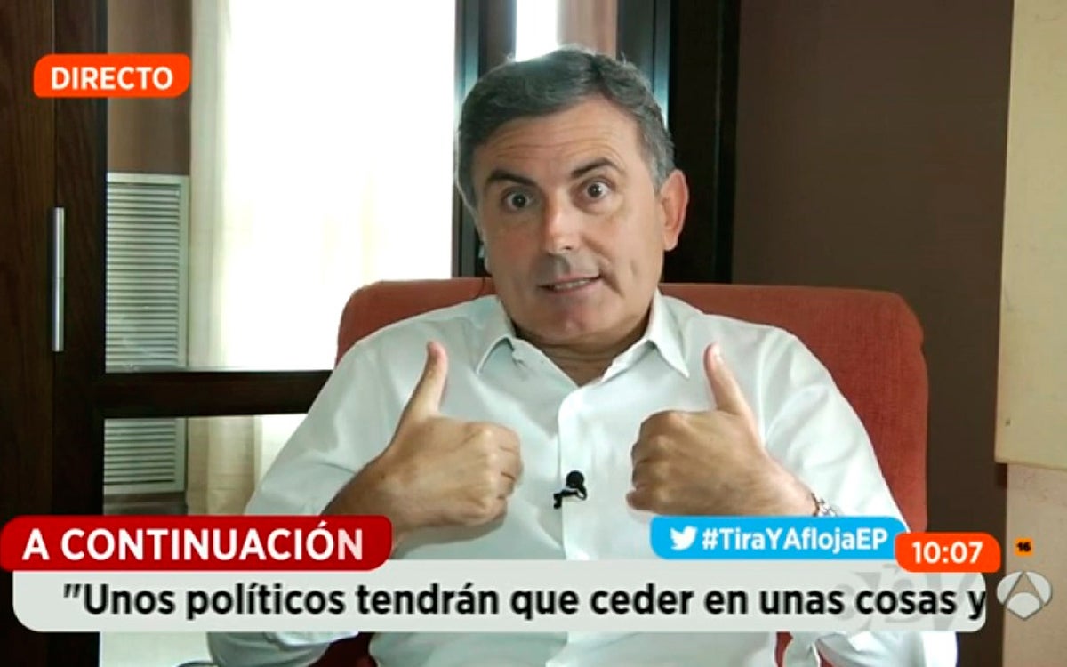 Pedro Saura: "La gran coalición no es buena para España porque la única alternativa sería el populismo" Pedro Saura: "La gran coalición no es buena para España porque la única alternativa sería el populismo"