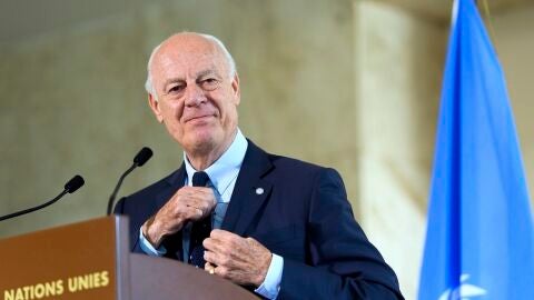 El enviado especial de la ONU para Siria, Staffan de Mistura