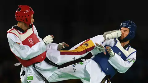 Joel González, durante un combate en Río de Janeiro Joel González, durante un combate en Río de Janeiro