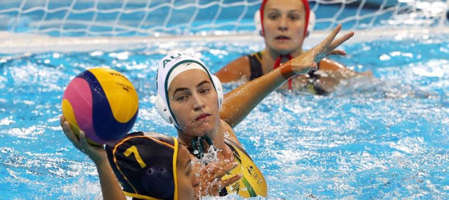 Imagen del partido de Waterpolo entre España y Australia Imagen del partido de Waterpolo entre España y Australia