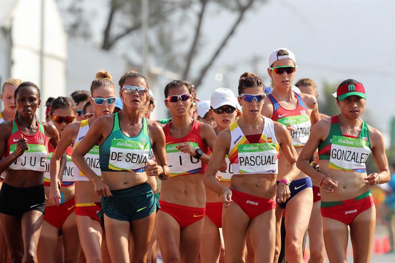 La española Beatriz Pascual termina octava en marcha femenina La española Beatriz Pascual termina octava en marcha femenina