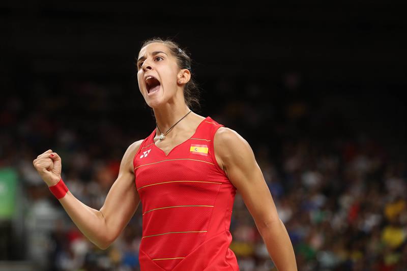 Carolina Marín gana la medalla de oro de bádminton en los Juegos Olímpicos de Río Carolina Marín gana la medalla de oro de bádminton en los Juegos Olímpicos de Río