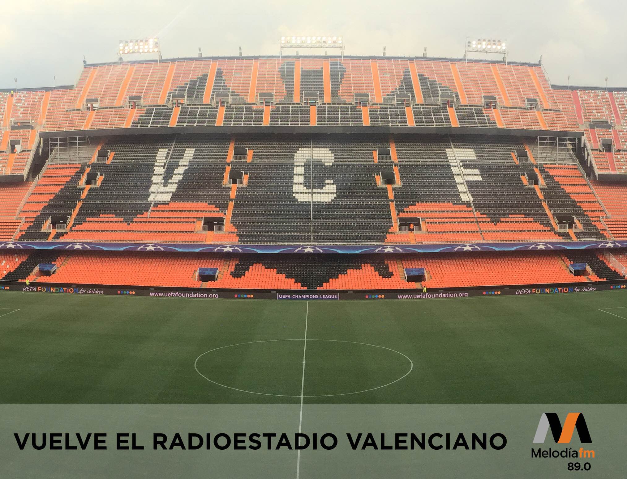 Este lunes vuelve el fútbol a Melodía FM 89.0 con el Valencia CF vs UD Las Palmas Este lunes vuelve el fútbol a Melodía FM 89.0 con el Valencia CF vs UD Las Palmas