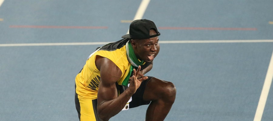 Usain Bolt celebra un nuevo triunfo en Río Usain Bolt celebra un nuevo triunfo en Río