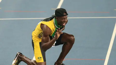 Usain Bolt celebra un nuevo triunfo en Río Usain Bolt celebra un nuevo triunfo en Río