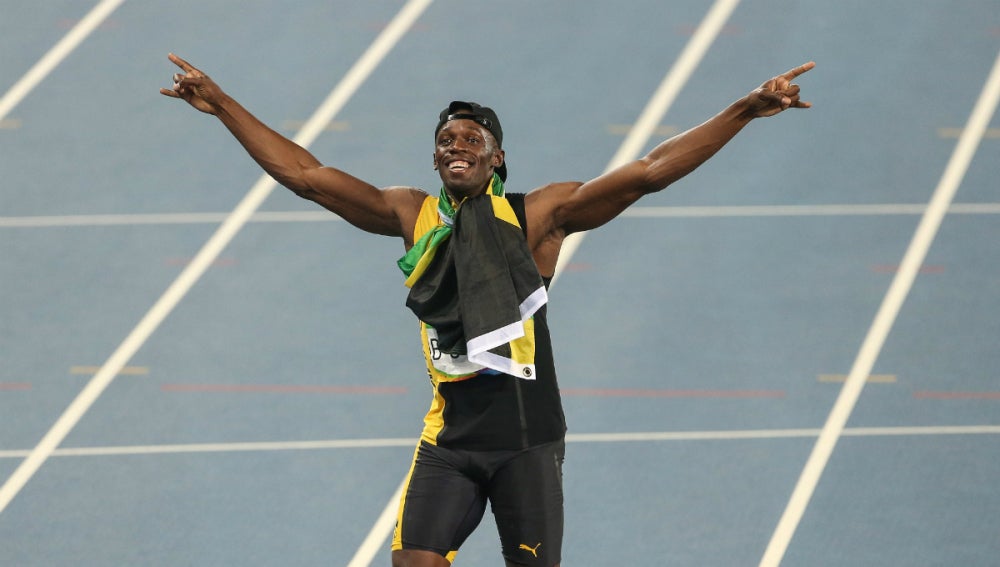 Bolt celebra un nuevo triunfo