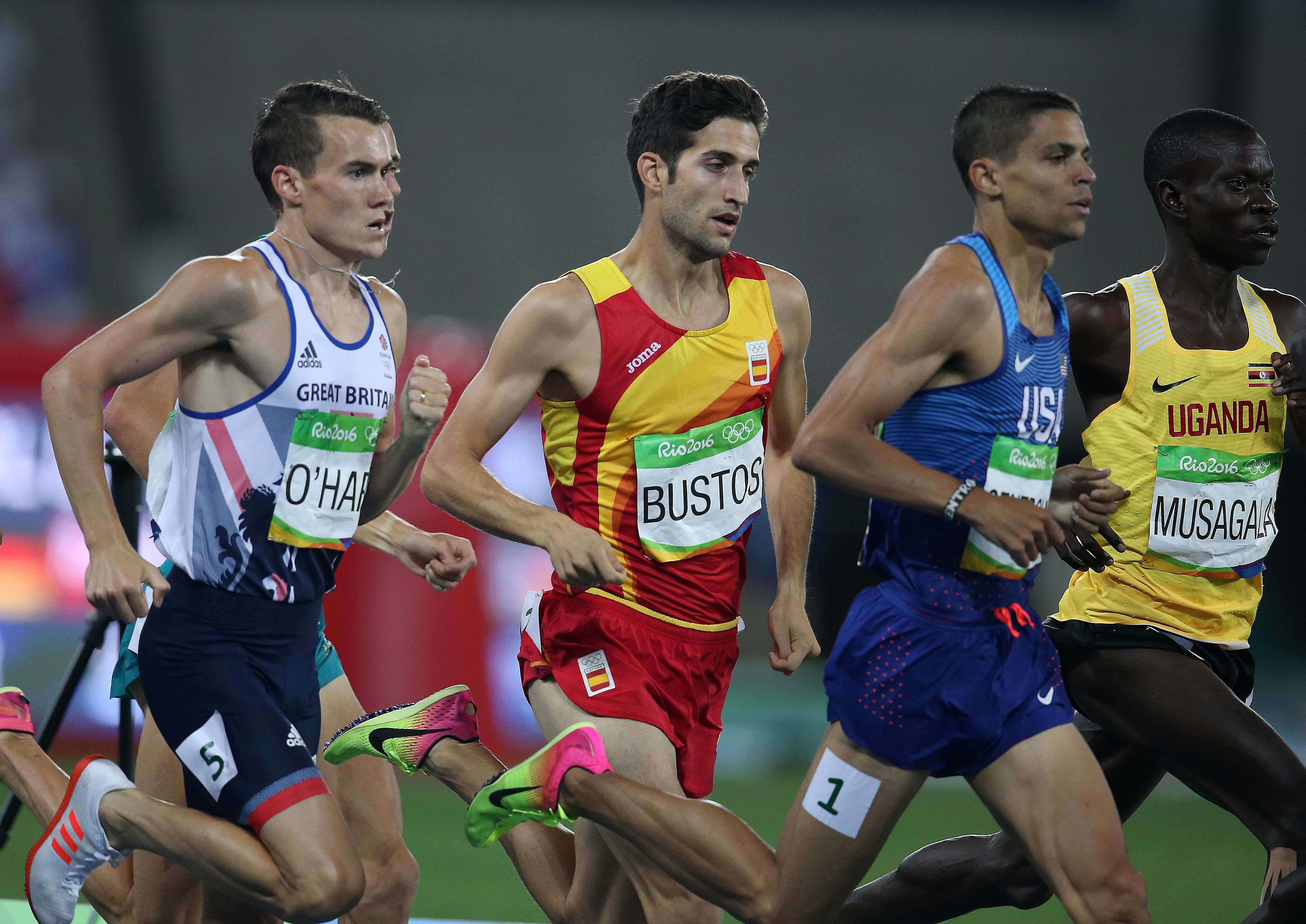 David Bustos acaba séptimo en los 1.500 y consigue diploma olímpico David Bustos acaba séptimo en los 1.500 y consigue diploma olímpico
