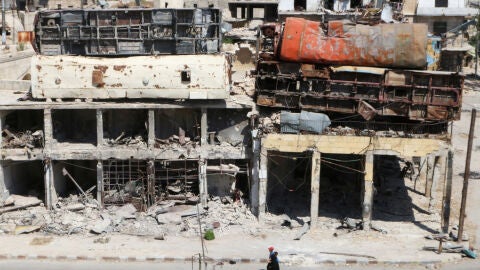 Destrucci&oacute;n en Alepo tras los &uacute;ltimos ataques