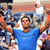 Rafa Nadal celebra su triunfo ante Istomin Rafa Nadal celebra su triunfo ante Istomin