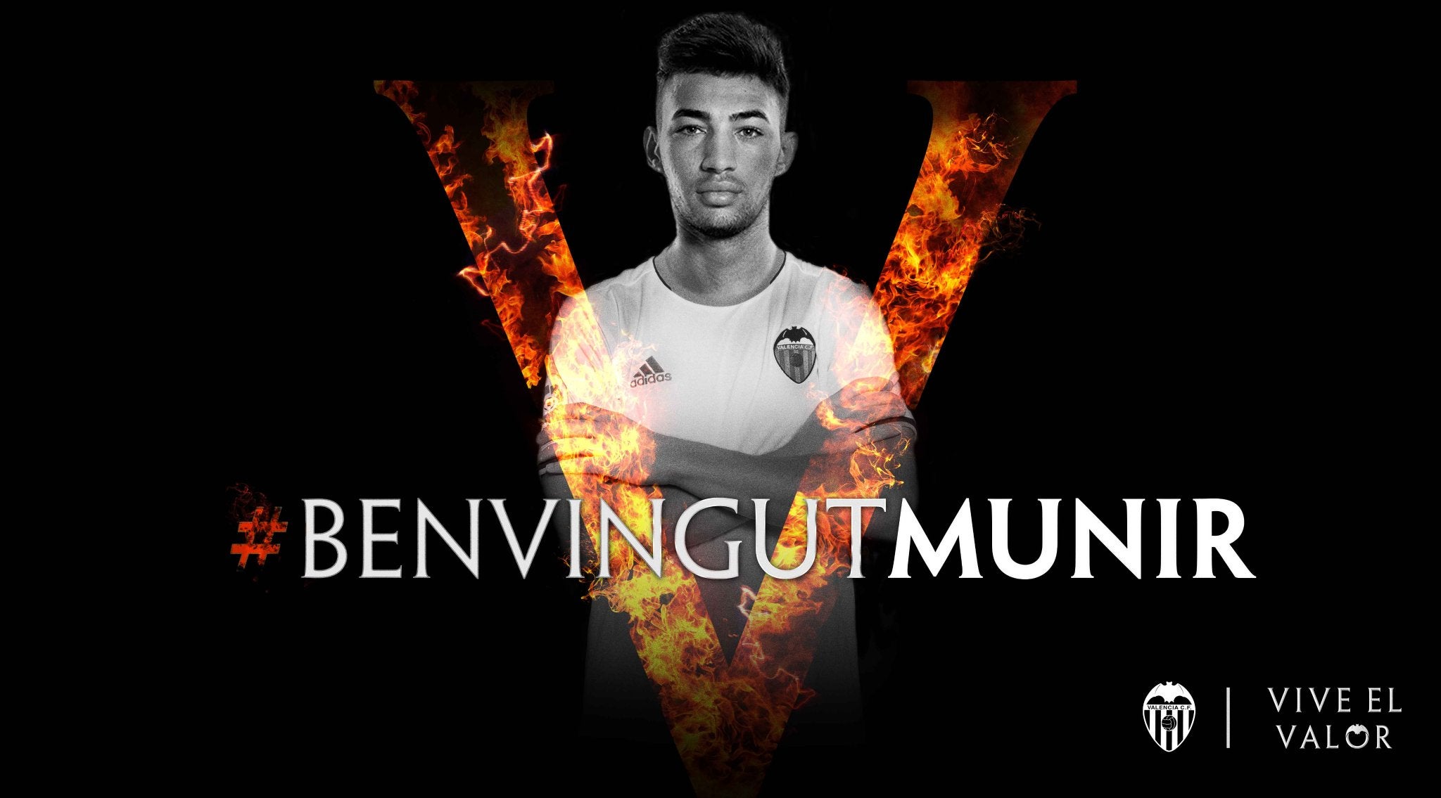 Munir: "El Valencia estará arriba y aquí creceré" Munir: "El Valencia estará arriba y aquí creceré"