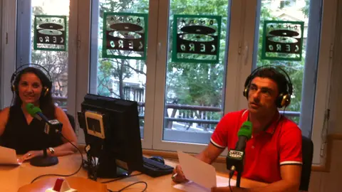 aquí en la onda valencia Esther y Eduard