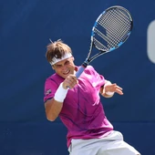 David Ferrer devuelve una bola a Dolgopolov David Ferrer devuelve una bola a Dolgopolov