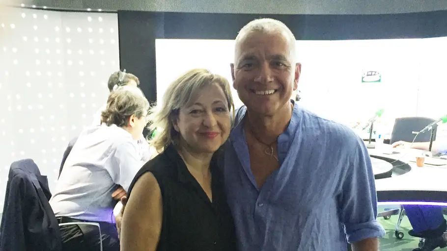 Carmen Machi con Juan Ramón Lucas. Carmen Machi con Juan Ramón Lucas.