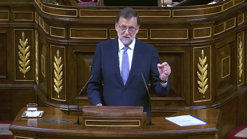 Rajoy, a Tardá: "No respetar el Estado de derecho es volver a la selva" Rajoy, a Tardá: "No respetar el Estado de derecho es volver a la selva"