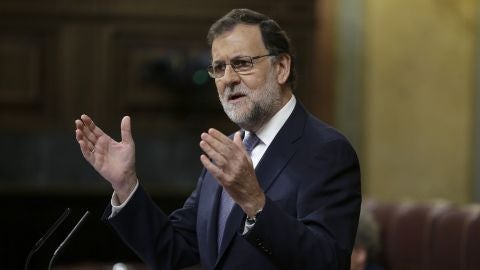 Mariano Rajoy a Pedro S&aacute;nchez: "No abuse, con que me diga que 'no' ya es suficiente, tranquil&iacute;cese"