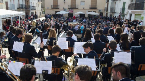 Una de las actuaciones de bandas de m&uacute;sica provincial.