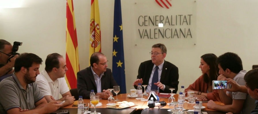 El presidente de la Generalitat Valenciana, Ximo Puig, en el desayuno este jueves con los medios de comunicación de Castellón. El presidente de la Generalitat Valenciana, Ximo Puig, en el desayuno este jueves con los medios de comunicación de Castellón.