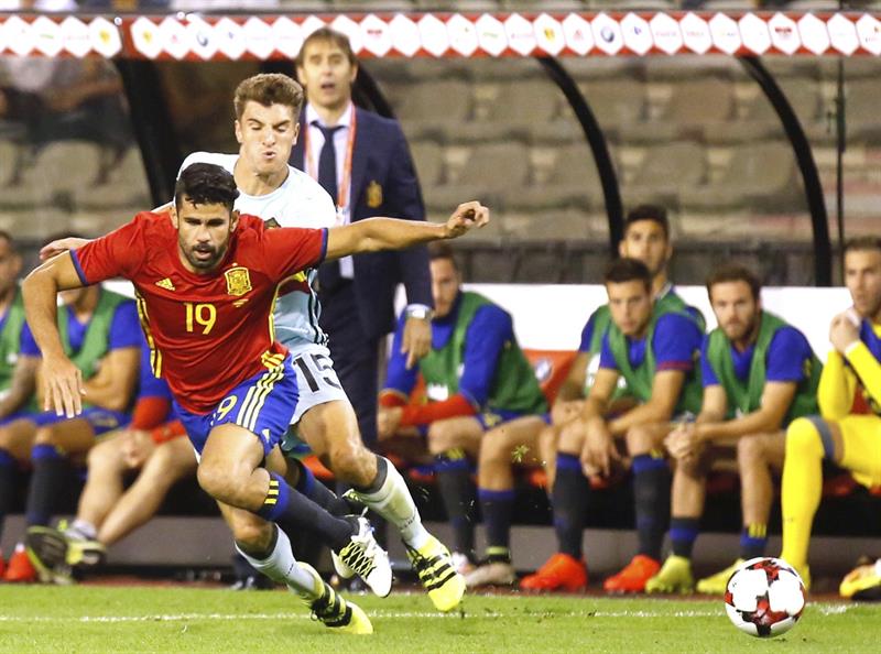 Diego Costa: "Si fuera del Madrid, del Barça o español se diría que he hecho un gran partido" Diego Costa: "Si fuera del Madrid, del Barça o español se diría que he hecho un gran partido"