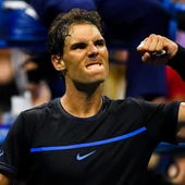 Rafa Nadal celebra la victoria ante Seppi Rafa Nadal celebra la victoria ante Seppi