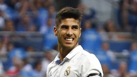 Marco Asensio, con el Real Madrid