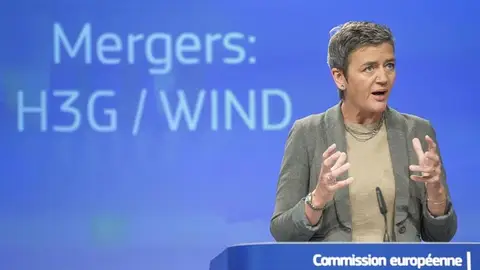 La comisaria europea de Competencia, Margrethe Vestager La comisaria europea de Competencia, Margrethe Vestager