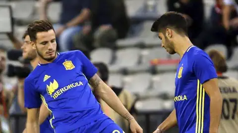 El jugador de la selección, Saúl Niguez. El jugador de la selección, Saúl Niguez.
