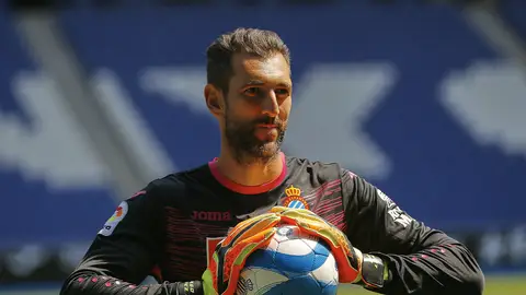 Diego López, con los colores del Espanyol Diego López, con los colores del Espanyol