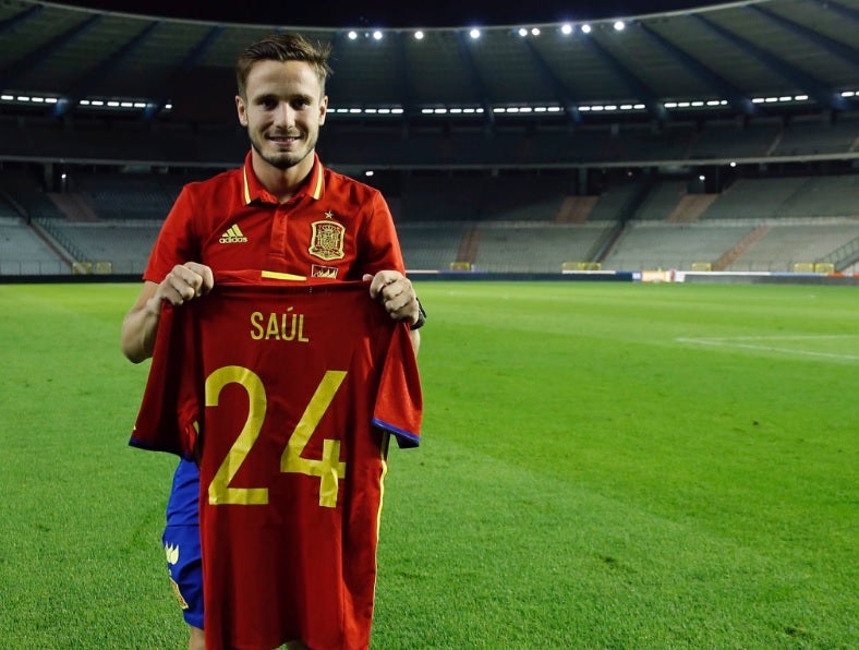 Saúl se convierte en el primer debutante de la era Lopetegui en la Selección Saúl se convierte en el primer debutante de la era Lopetegui en la Selección