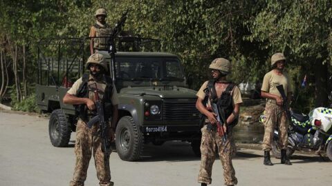 Soldados paquistan&iacute;es