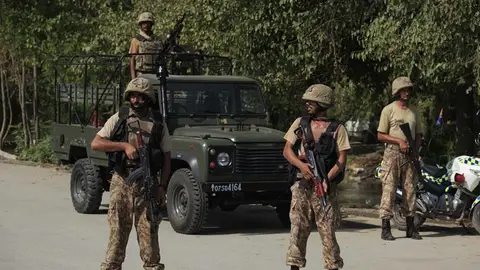 Soldados paquistaníes Soldados paquistaníes