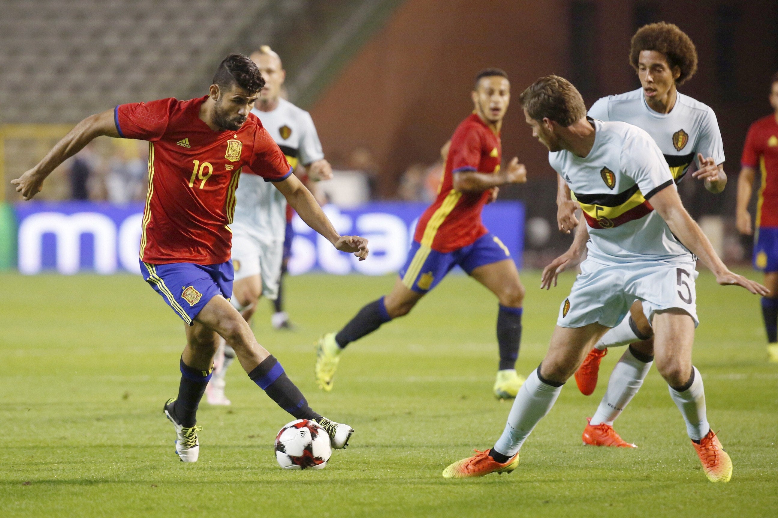 Diego Costa: "Si fuese del Madrid, del Barça o español se diría que he cambiado el partido en Bélgica" Diego Costa: "Si fuese del Madrid, del Barça o español se diría que he cambiado el partido en Bélgica"