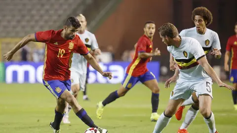 Polémicas declaraciones de Diego Costa tras el partido ante Bélgica. Polémicas declaraciones de Diego Costa tras el partido ante Bélgica.