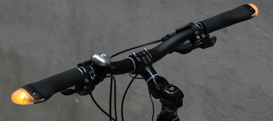 Manillar de una bicicleta Manillar de una bicicleta