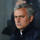 José Mourinho, durante un encuentro con el Manchester United