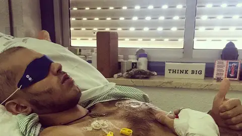Pablo Raéz en el hospital Pablo Raéz en el hospital